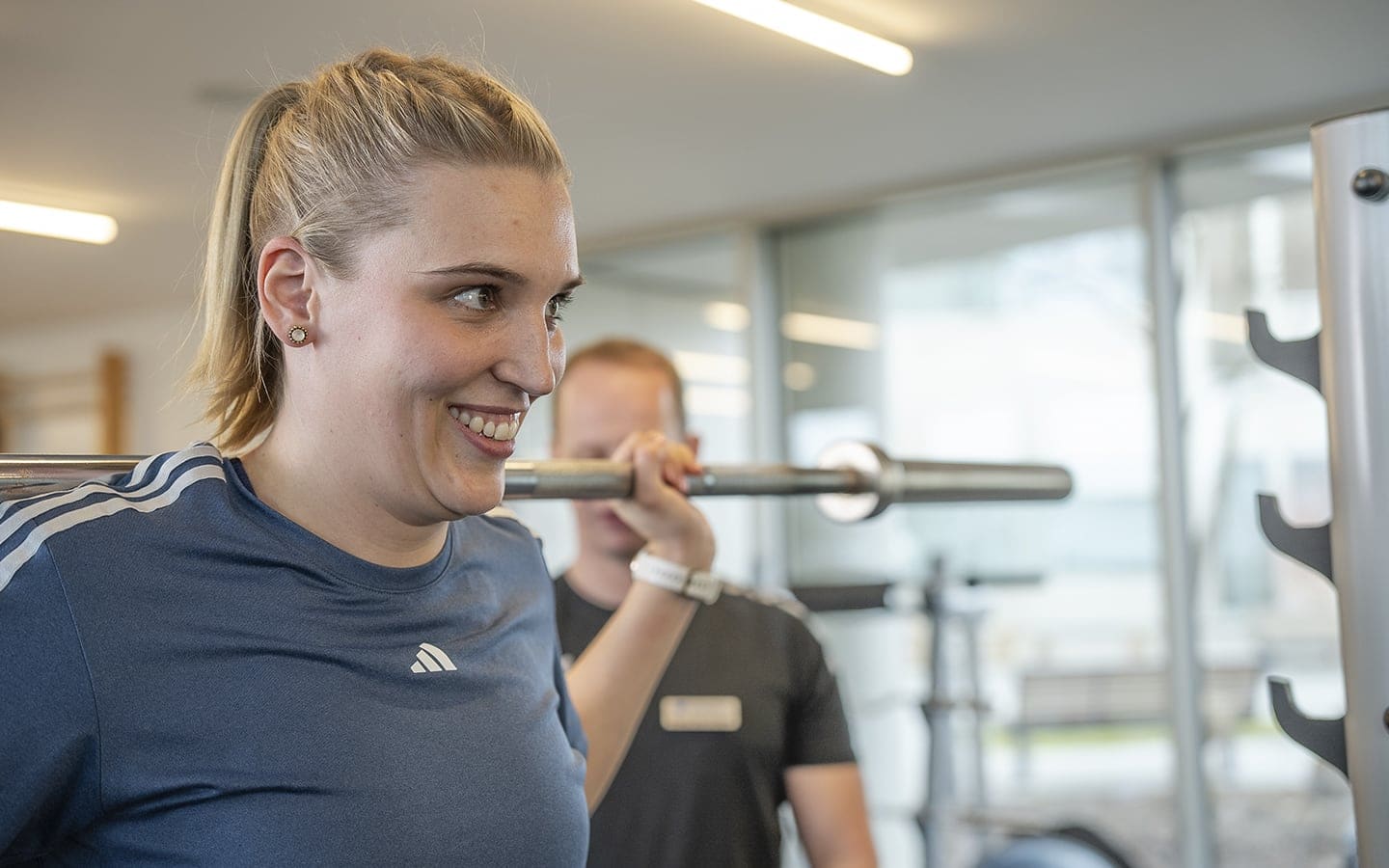 Training mit Langhantel im Bewegungszentrum Hochdorf